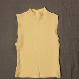 American apparel yellow tank top